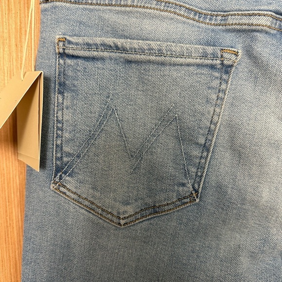 MOTHER The Insider Crop Step Fray Jeans, Size 33 (v) - Picture 6 of 13